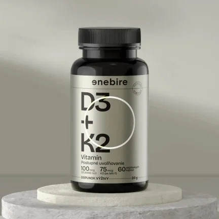 Kombinácia esenciálnych vitamínov D3 K2 | www.enebire.sk