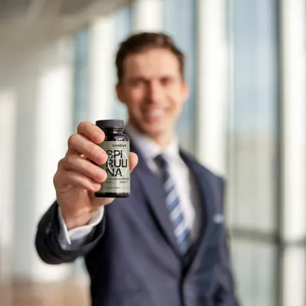 Spirulina s postupným uvoľňovaním – energia po celý deň