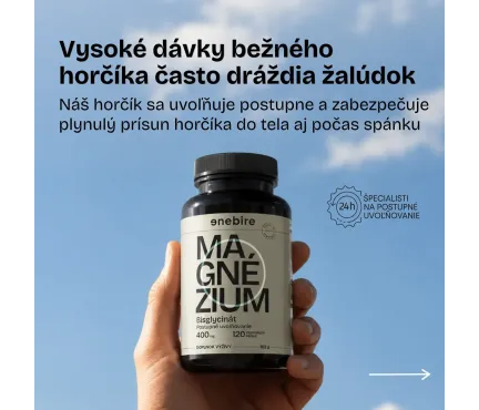 Magnézium bisglycinát | Najlepšie vstrebateľný chelát | Enebire