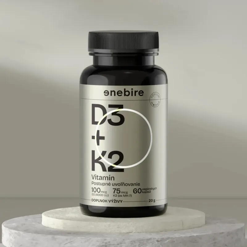 Vitamín D3 K2 | Imunita, kosti a srdce | Enebire