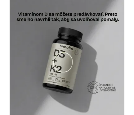 Vitamín D3 K2 | Imunita, kosti a srdce | Enebire