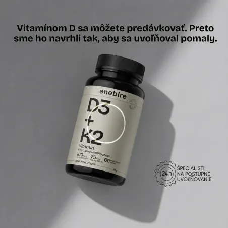 Vitamín D3 K2 | Imunita, kosti a srdce | Enebire